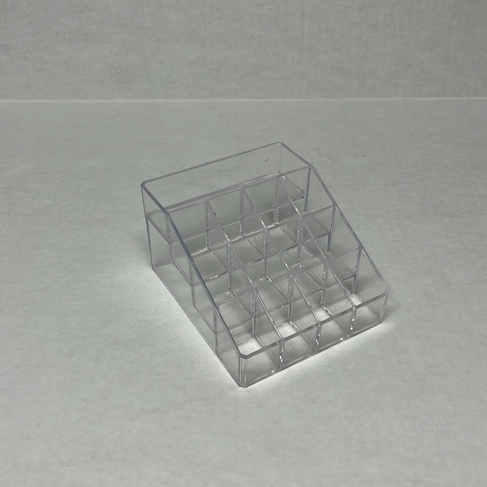 12 grid tiered Clear acrylic lipstick vanity makeup organizer - Picture 4 of 10